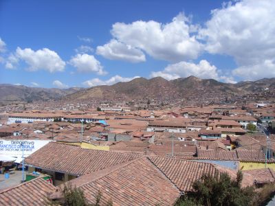 ペルーのインカ帝国の古都クスコ