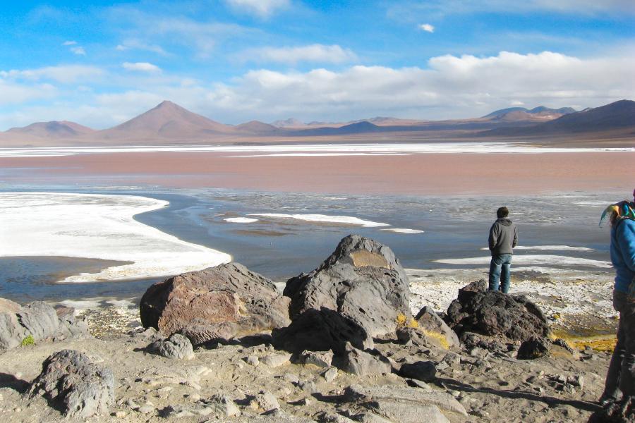 観光コロラダ湖(Laguna Colorada)(標高4278m)(観光30分)の写真