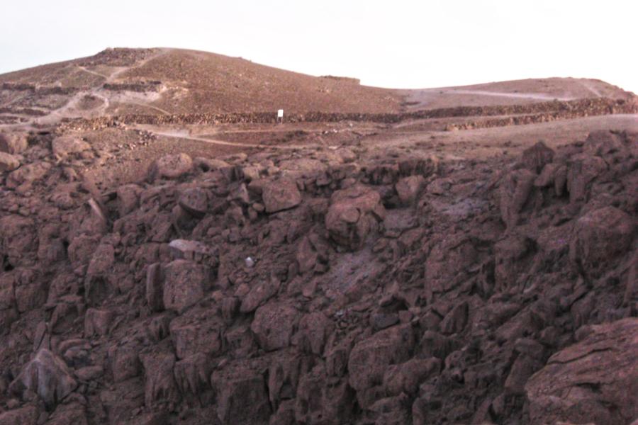 観光プカラ遺跡(Pukara de Copaquilla)(標高約3,000ｍ)の写真