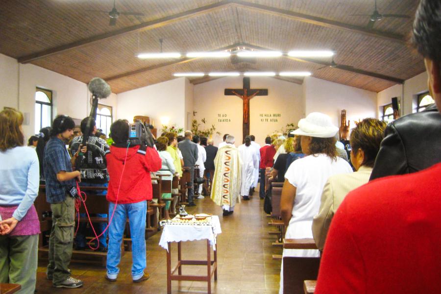 観光ハンガロア教会/聖十字教会(Parroquia de la Santa Cruz)の写真1