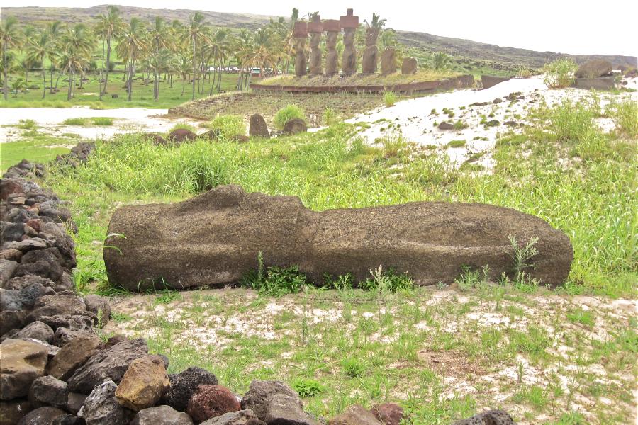 観光世界遺産アフ･ナウナウ(Ahu Nau Nau)(観光30分)の写真13