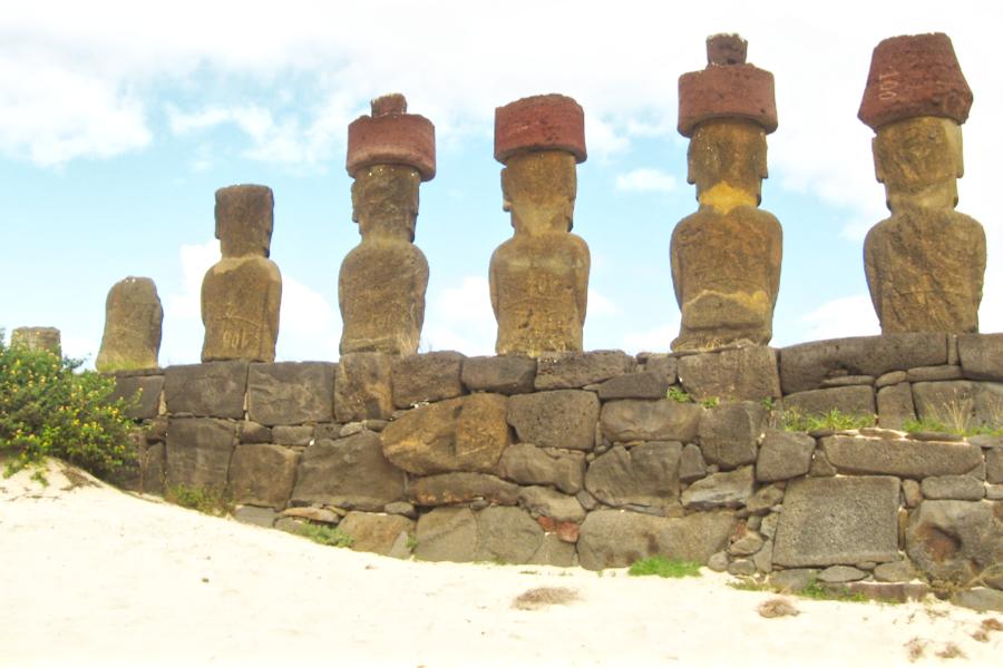 観光世界遺産アフ･ナウナウ(Ahu Nau Nau)(観光30分)の写真17