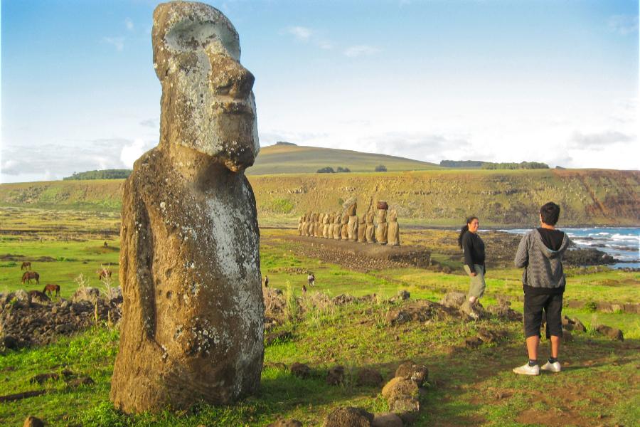 観光世界遺産アフ･トンガリキ(Ahu Tongariki)(サンセット込み観光1時間)の写真24