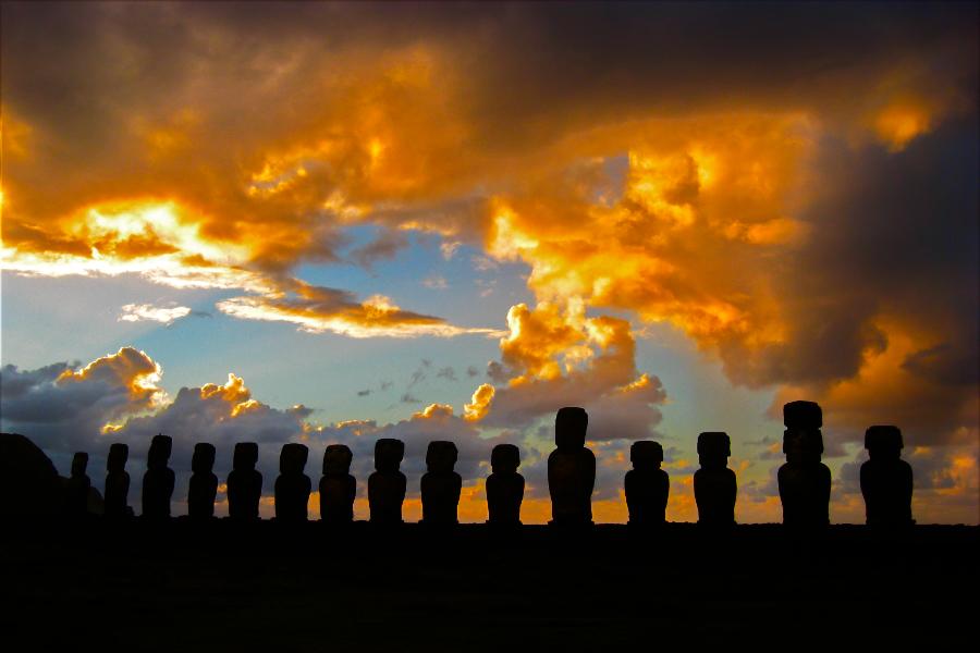 観光世界遺産アフ･トンガリキ(Ahu Tongariki)(サンセット込み観光1時間)の写真25