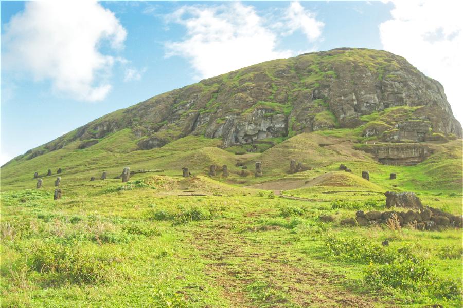 観光世界遺産ラノ･ララク(Rano Raraku)の写真34
