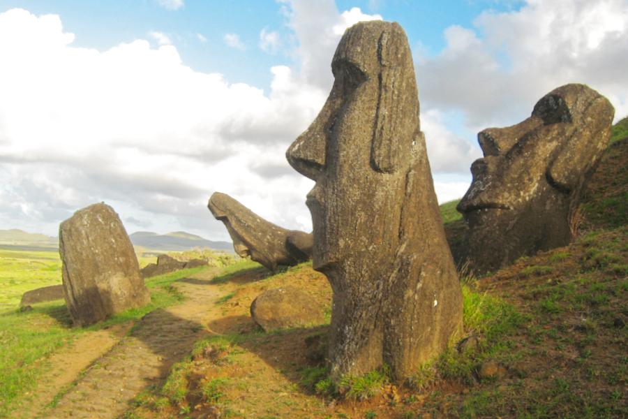 観光世界遺産ラノ･ララク(Rano Raraku)の写真38