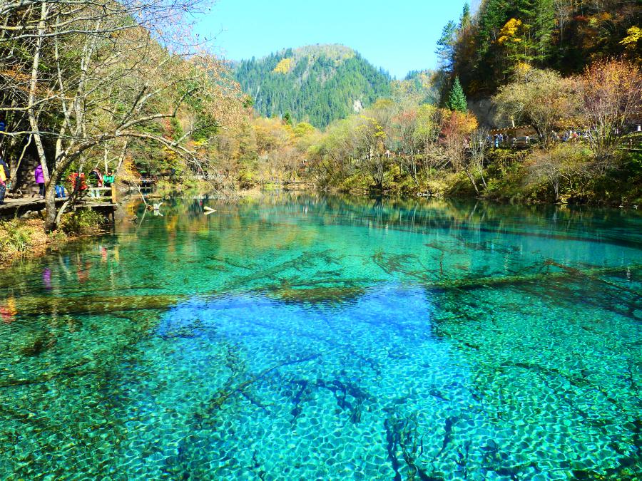 観光世界遺産九寨溝(ジウジャイゴウ)(観光4時間)の写真