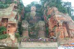 (中国)楽山(ローシャン)(1泊)・峨眉山(イーメイシャン)(2泊)(四川省)(世界遺産1件:峨眉山と楽山大仏)の写真