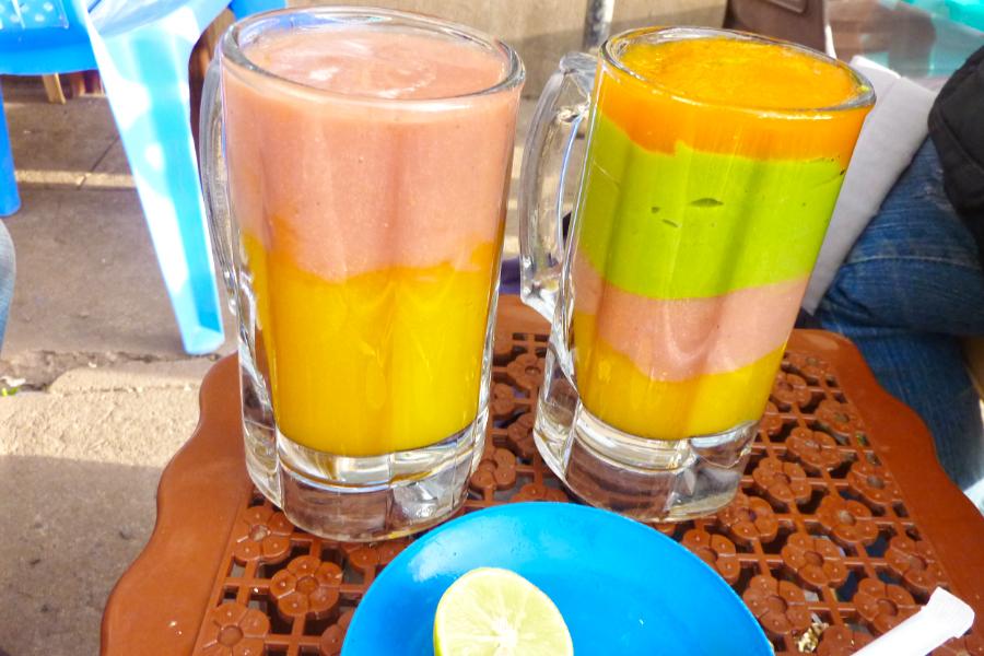 タナ湖･バハルダールのエチオピア料理の写真