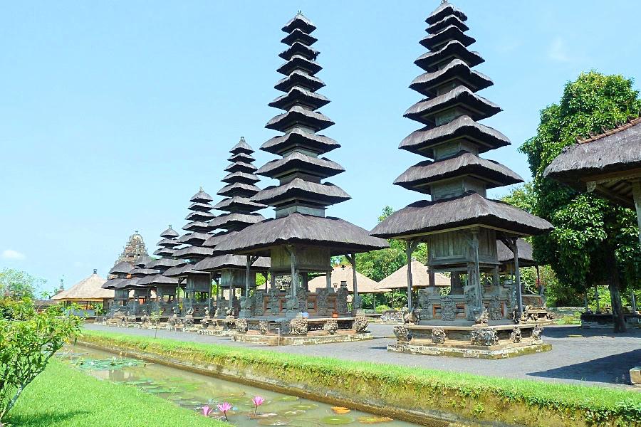 世界遺産バリ州の文化的景観のタマンアユン寺院の写真@インドネシア観光