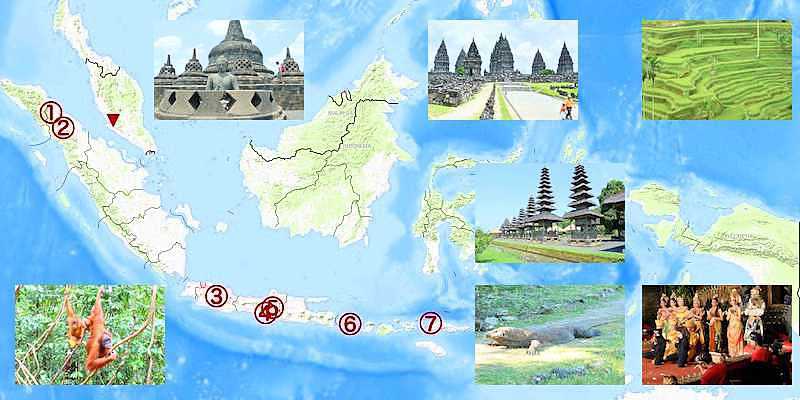 インドネシア世界遺産/観光地の写真