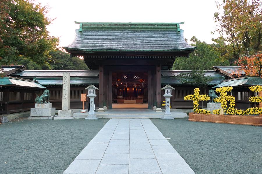 観光世界遺産宗像大社 辺津宮(むなかたたいしゃ へつみや/へつぐう)(観光15分)の写真