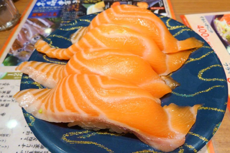 小樽の回転寿司「函太郎」の寿司写真@小樽観光/北海道旅行