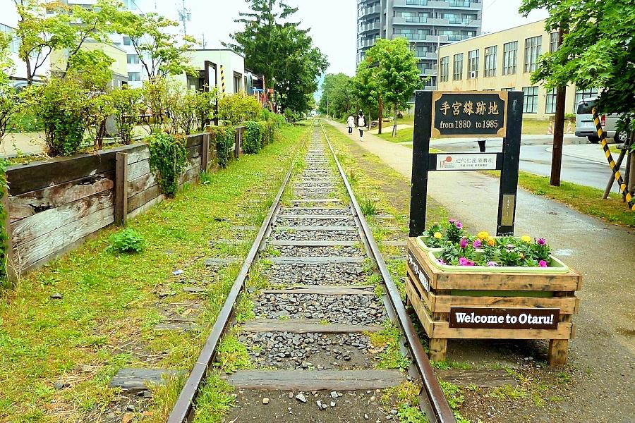 旧国鉄の手宮線跡の写真@小樽観光/北海道旅行