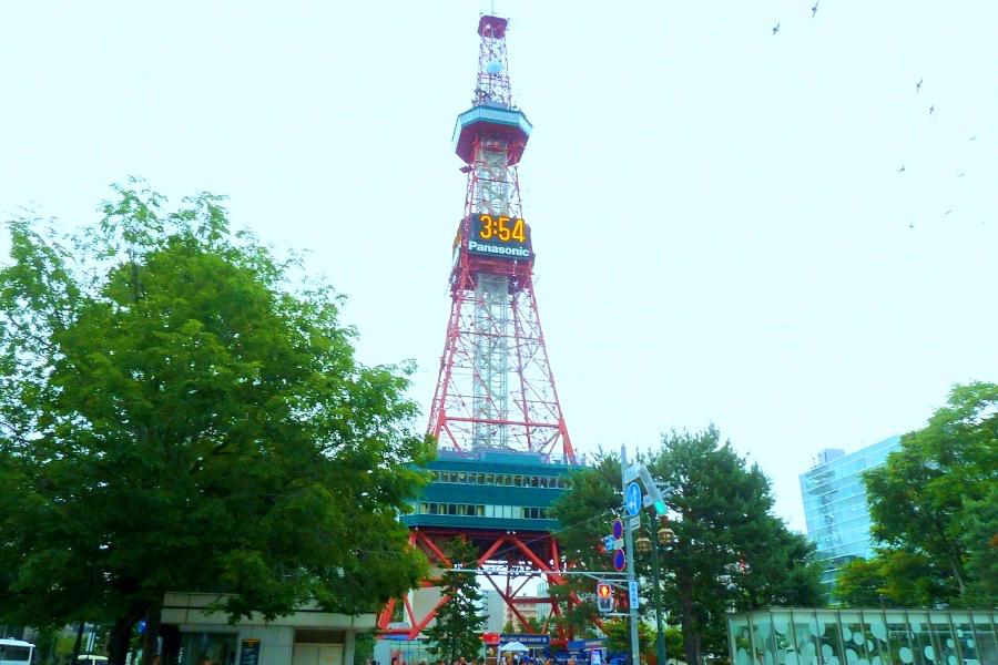 北海道 札幌の大通公園のさっぽろテレビ塔