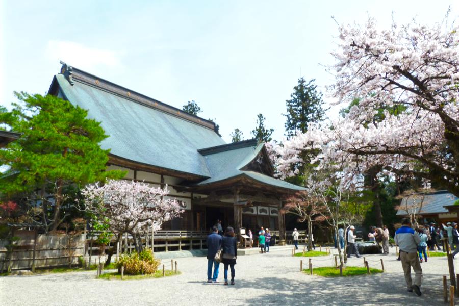 世界遺産 平泉の中尊寺の本堂