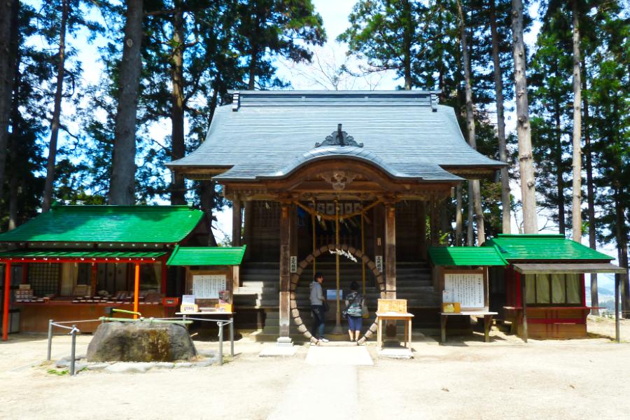 世界遺産 平泉の白山神社の写真