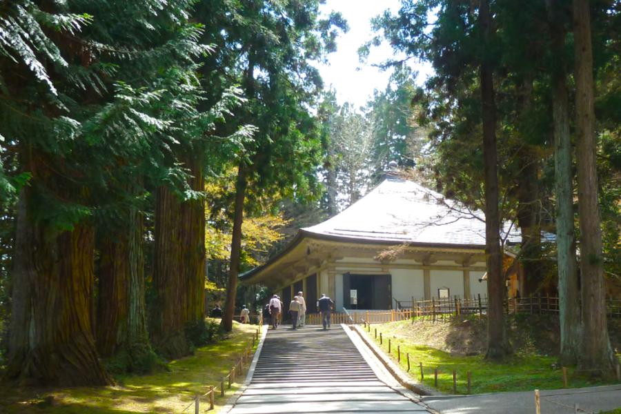 世界遺産 平泉の中尊寺金色堂の写真