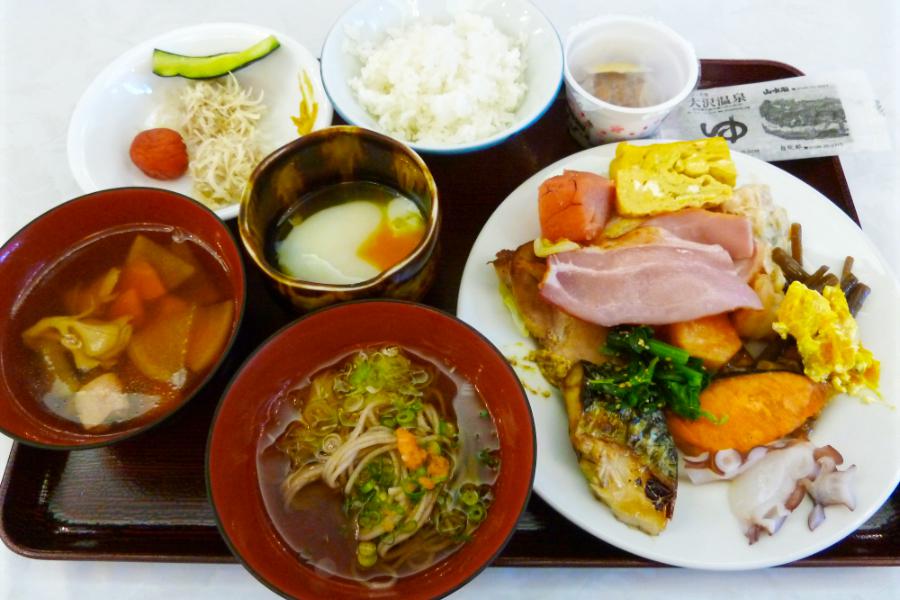 花巻温泉「大沢温泉 山水閣」朝食