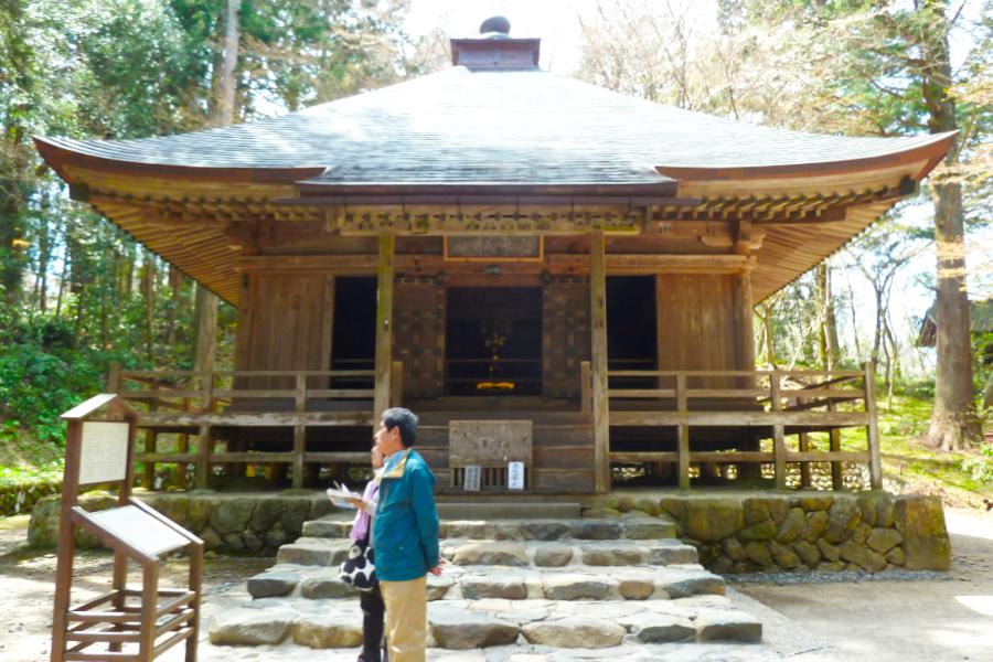 世界遺産 平泉の中尊寺の経蔵の写真