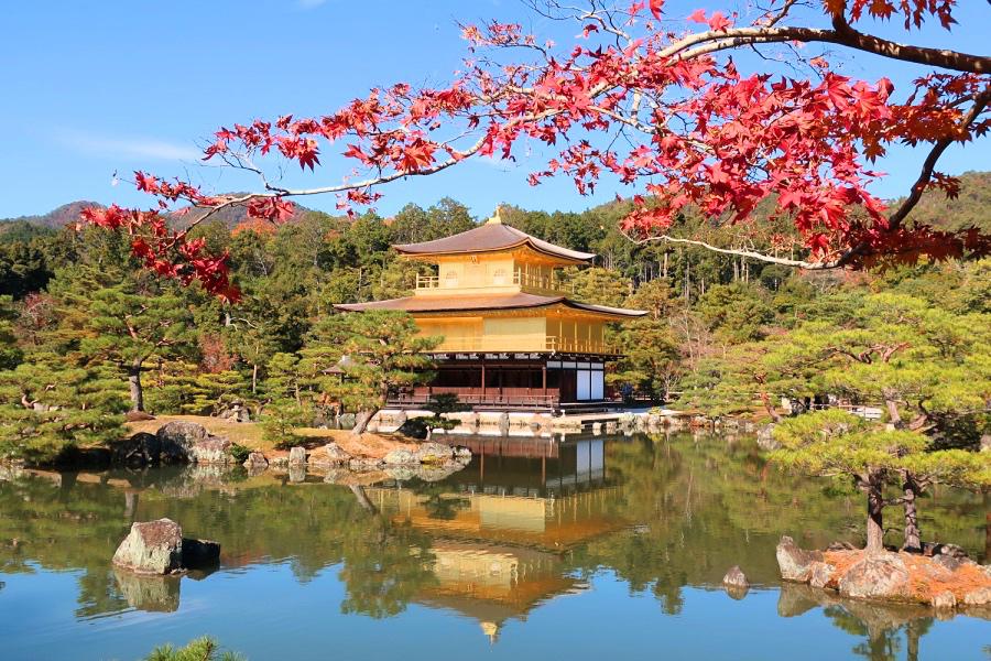 世界遺産 京都の金閣寺/鹿苑寺の観光写真@京都旅行