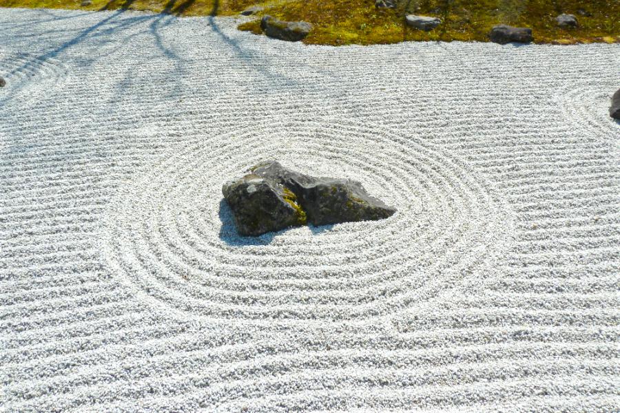 円通院の日本庭園の写真