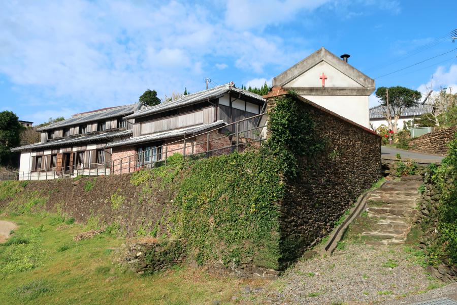 観光世界遺産外海の出津集落(そとめの しつしゅうらく)と出津教会堂(滞在1時間30分)の写真