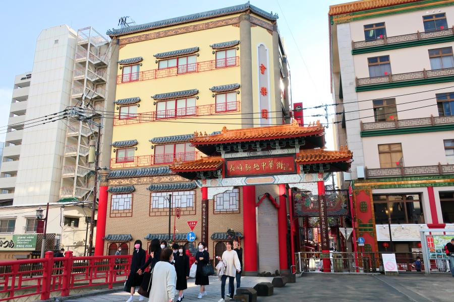 観光長崎新地中華街の写真