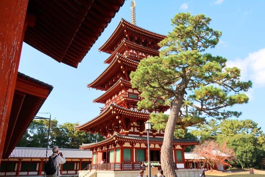 世界遺産 古都奈良の薬師寺 西塔の写真@奈良観光