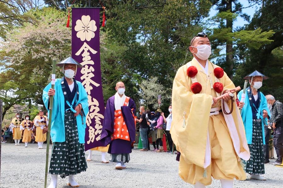 世界遺産 吉野山の春の祭り（花供懺法会・花供会式）写真@奈良の吉野観光