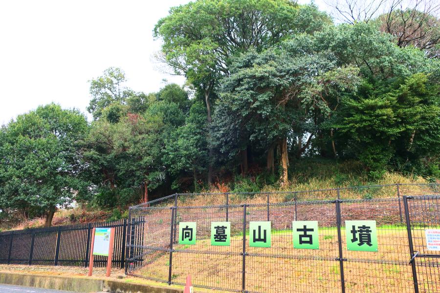 観光世界遺産墓山古墳(はかやまこふん)と向墓山古墳(むこうはかやまこふん)の写真