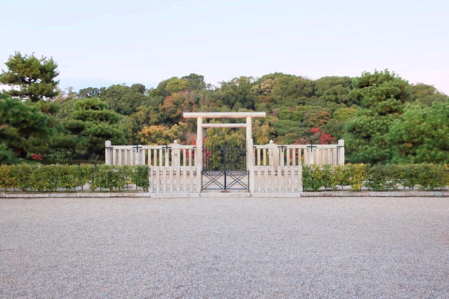 世界遺産 百舌鳥の古墳群の履中天皇陵の写真@大阪観光