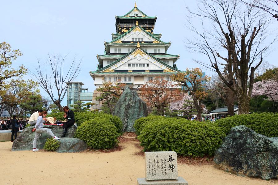 観光大阪城の写真