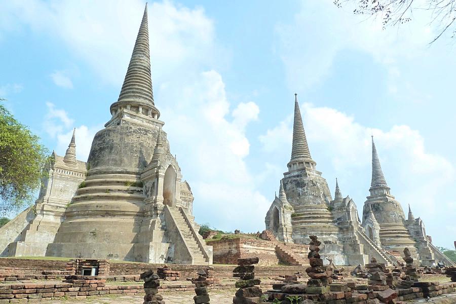 世界遺産古都アユタヤ歴史公園のワット・プラ・シー・サンペット写真@タイ観光