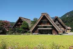 岐阜県の世界遺産 白川郷の合掌造り集落