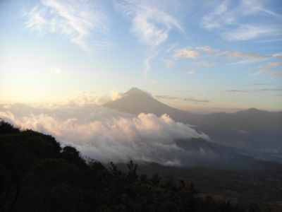 パカヤ火山からの眺め