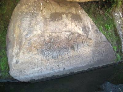クンベマヨのプレインカ岩絵