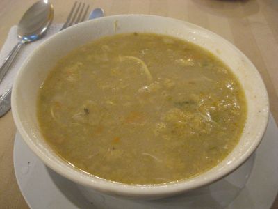 カハマルカの夕食のスープ
