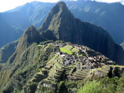 インカのマチュピチュ遠景