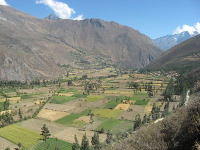 インカ聖なる谷の風景