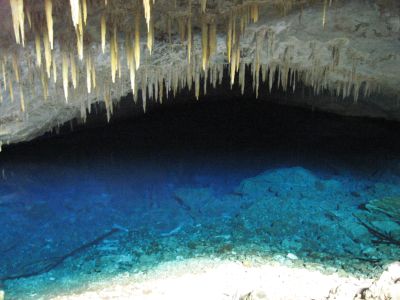 ボニート、本当に青の洞窟
