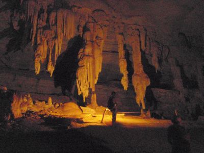 ラパ・ドーセ洞窟の鍾乳洞