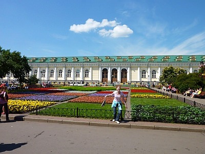 花であふれるロシアの夏